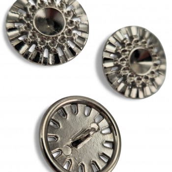 Footed button Enameled Jacket Button 22 mm - 34 size E 2065