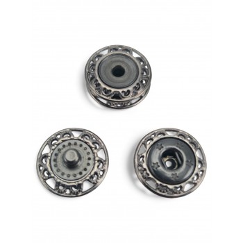  Çiçek desenli – yıldız motifli dekoratif desenli çıtçıt  15.7 mm 26 Boy E 2231