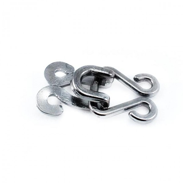 Frog fastening - 20 mm hook-and-eye fastener E 1762