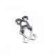 Frog fastening - 20 mm hook-and-eye fastener E 1762