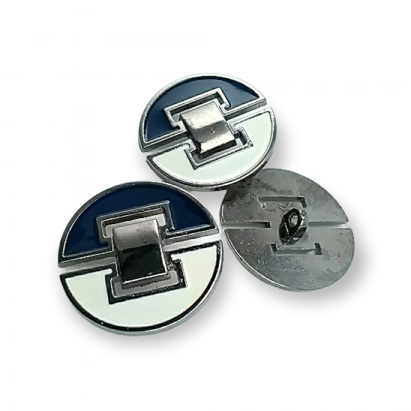 30 mm - 48 L Enamel Coat and Leather Coat Button B 58