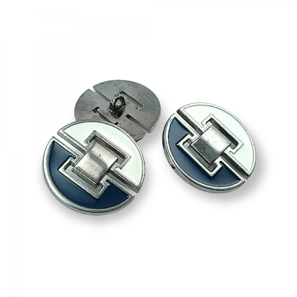 30 mm - 48 L Enamel Coat and Leather Coat Button B 58