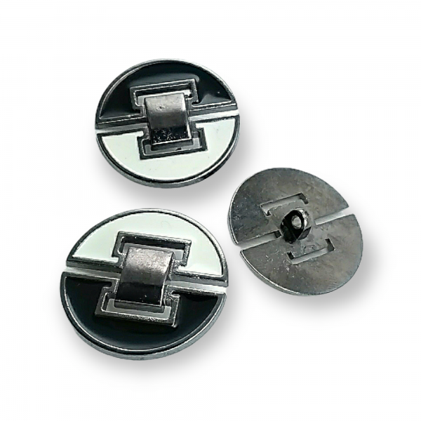 30 mm - 48 L Enamel Coat and Leather Coat Button B 58