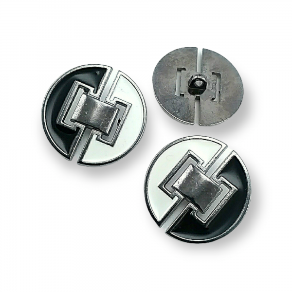 30 mm - 48 L Enamel Coat and Leather Coat Button B 58