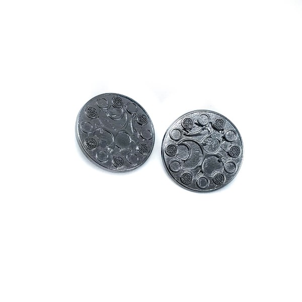 Patterned Shank Metal Button 26 mm 42 Length Metal B 6