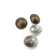 Dotted 20 mm Footed metal button - 33 lignes E 1022