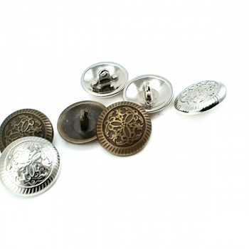22 mm 36 size Patterned Shank Button E 1033