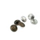 Embroidered Footed Metal Button E 1033 Small 15 mm - 24 size E 1034