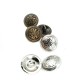 Embroidered Footed Metal Button E 1033 Small 15 mm - 24 size E 1034