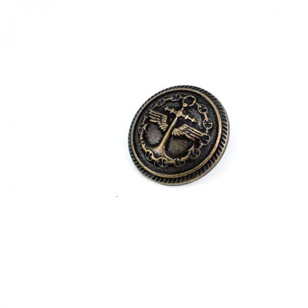 23 mm 36 L Ship Anchor Logo Coat and Blazer Button E 1036