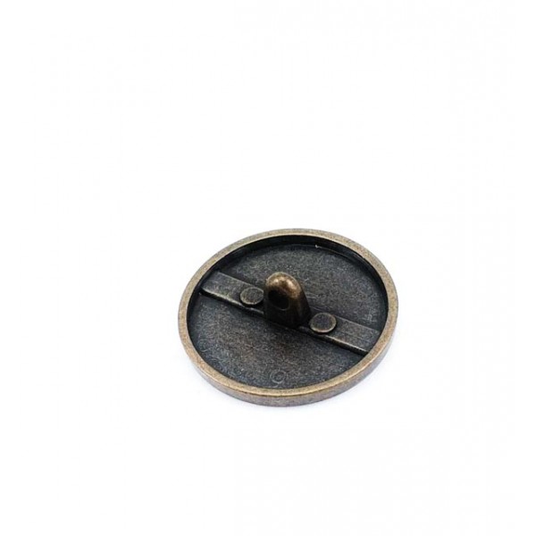 Plain & Enamel Metal Footed Button 28 mm - 44 size E 1139