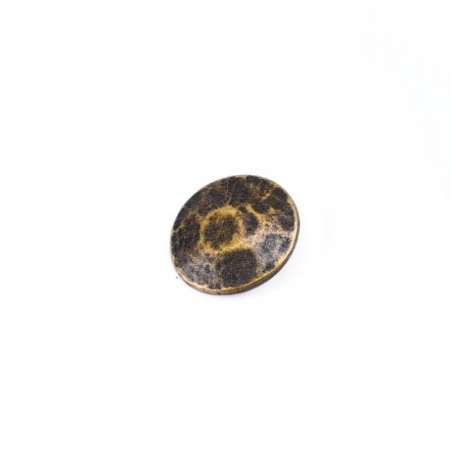 Vuruk Tasarımlı Ayaklı Düğme 27 mm - 44 boy E 1043 Vuruk Tasarımlı Ayaklı Düğme 27 mm - 44 boy E 1043