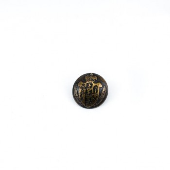 Medieval Design Metal Foot Button (E 1050 Small) 15 mm - 24 size E 1051