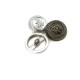 21 mm  - 32 boy Bayan Ceket Düğmesi Çiçekli  İşlemeli Ayaklı Düğme E 1055