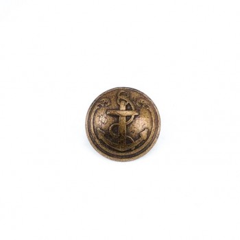 17 mm - 27 length Ship Anchor Design Metal Foot Button E 1071