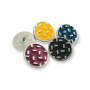 28 mm - 44 L  Coat and Coat Button Enamel Shank Button E 1077