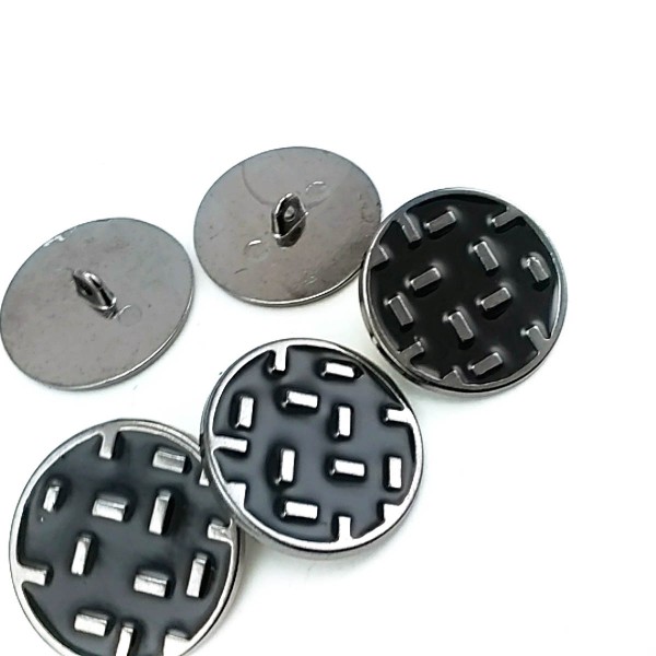 25 mm - 40 L Coat and Jacket Shank Button Metal Button Enameled E 1078
