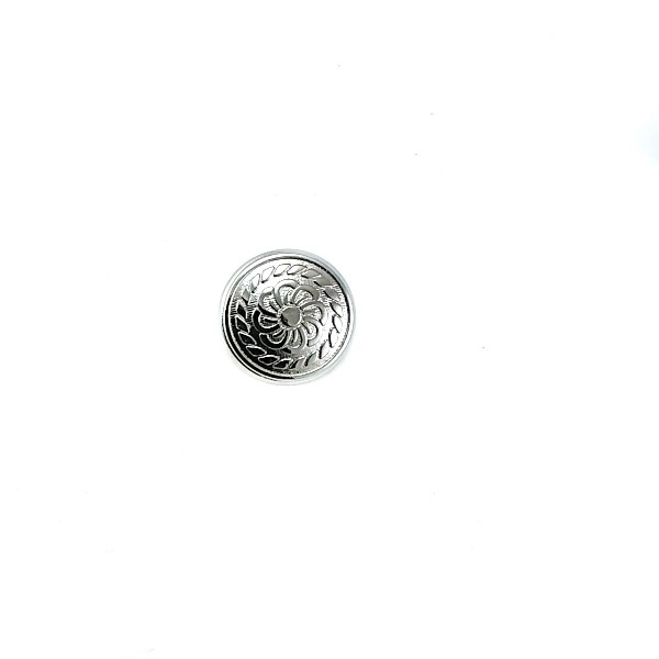 Patterned Metal Foot Button 20 mm - 34 size E 111