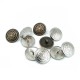 Patterned Metal Foot Button 20 mm - 34 size E 111