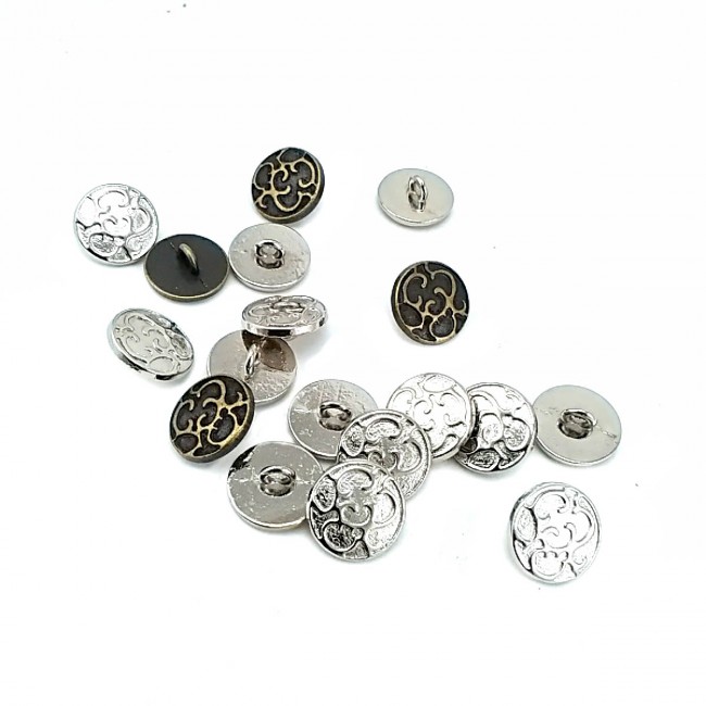 14 mm - 22 boy Desenli alttan dikme düğme E 1124 14 mm - 22 boy Desenli alttan dikme düğme E 1124