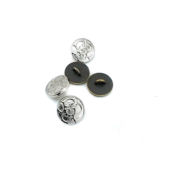 14 mm - 22 length Patterned sew-on button E 1124