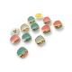 14 x 14 mm Enamel Shank Button Aesthetic Zamak Button E 1129