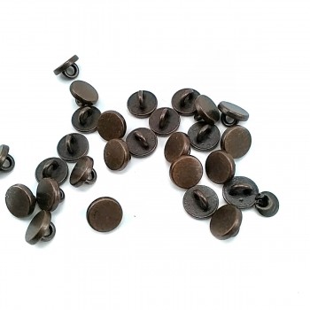 9 mm - 14 L Metal Flat Shank Button E 1130