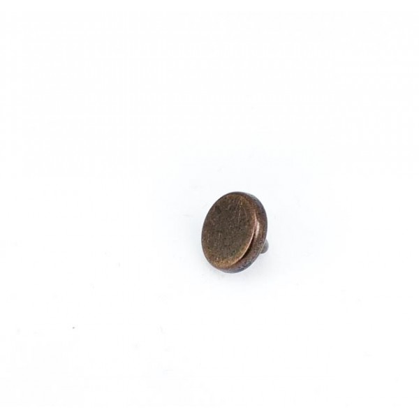 9 mm - 14 L Metal Flat Shank Button E 1130