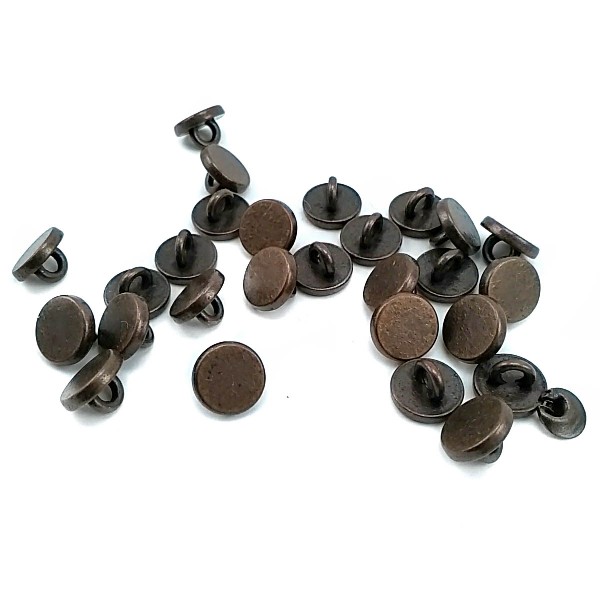 9 mm - 14 L Metal Flat Shank Button E 1130