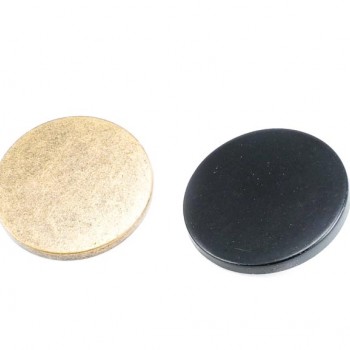 Plain Metal Foot Button 33 mm - 53 size E 1138