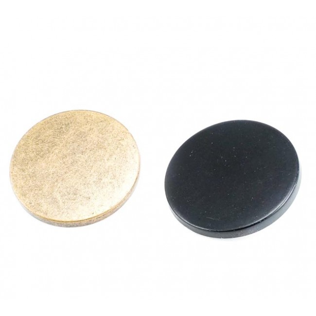 Sade Metal Ayaklı Düğme 33 mm - 53 boy E 1138 Sade Metal Ayaklı Düğme 33 mm - 53 boy E 1138