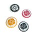 15 mm - 24 L Kid's Buttons Sewing Metal Shank Button Colored Daisy Patterned E 114 MN