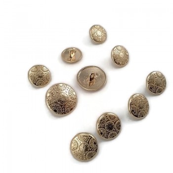 Blazer Jacket Button Set of 10 Motif Patterned E 115 SET28