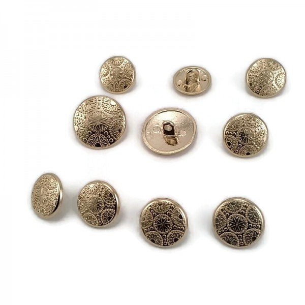 Blazer Jacket Button Set of 10 Motif Patterned E 115 SET28