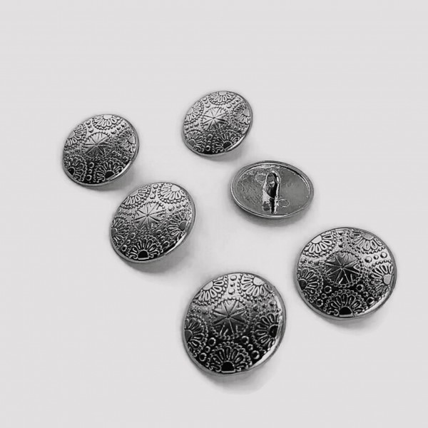 20 mm - 32 L Blazer Jacket Button (Set of 6) Motif  Patterned E 115 SET6