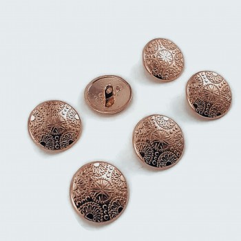 20 mm - 32 L Blazer Jacket Button (Set of 6) Motif  Patterned E 115 SET6