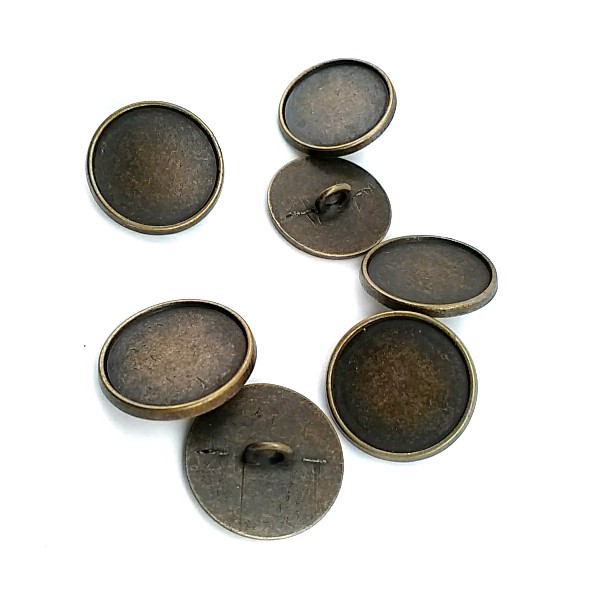 20 mm - 31 size Unformed Button with Metal Foot E 1155