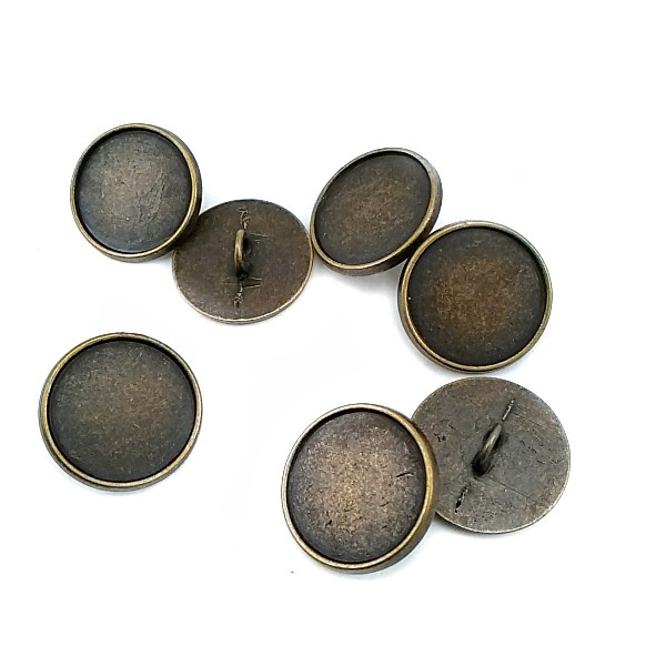 20 mm - 31 size Unformed Button with Metal Foot E 1155