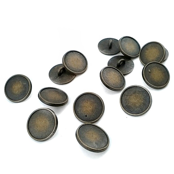 15 mm - 24 size Classic Metal Footed Button E 1156