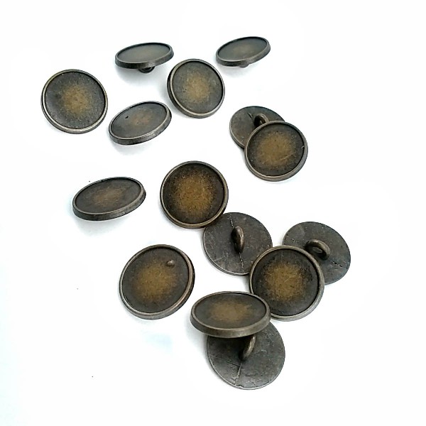 15 mm - 24 size Classic Metal Footed Button E 1156