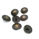 20 mm - 32 L Classic Patterned Metal Shank Button E 117