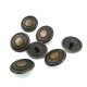 20 mm - 32 L Classic Patterned Metal Shank Button E 117