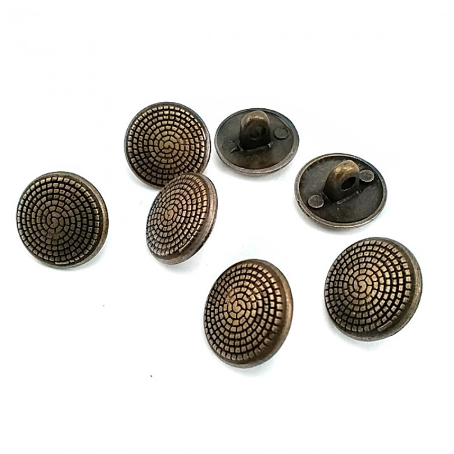 15 mm - 24 boy Spiral Desenli Alttan Dikme Düğme E 120 15 mm - 24 boy Spiral Desenli Alttan Dikme Düğme E 120