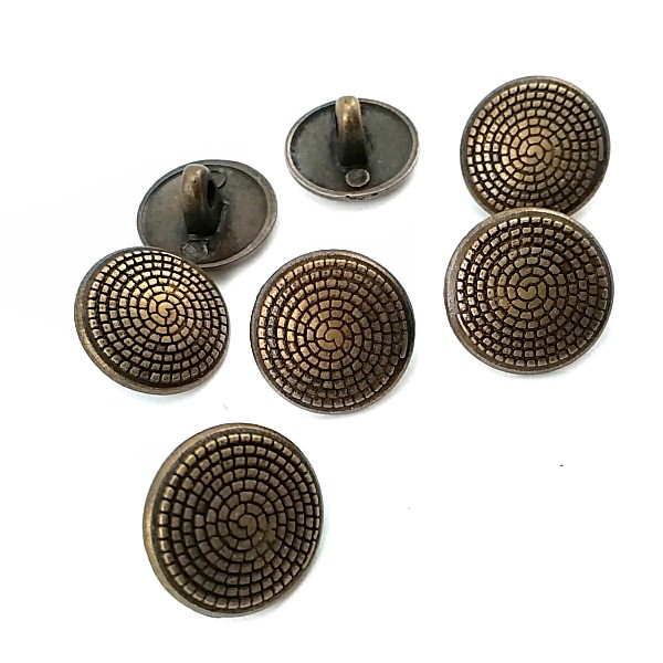 15 mm - 24 L Spiral Pattern Shank Button E 120