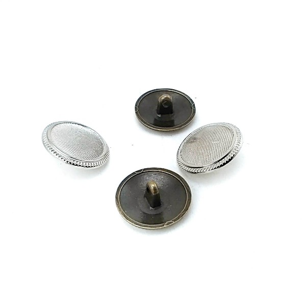 20 mm - 32 boy Çizgili Metal Ayaklı Düğme E 1227