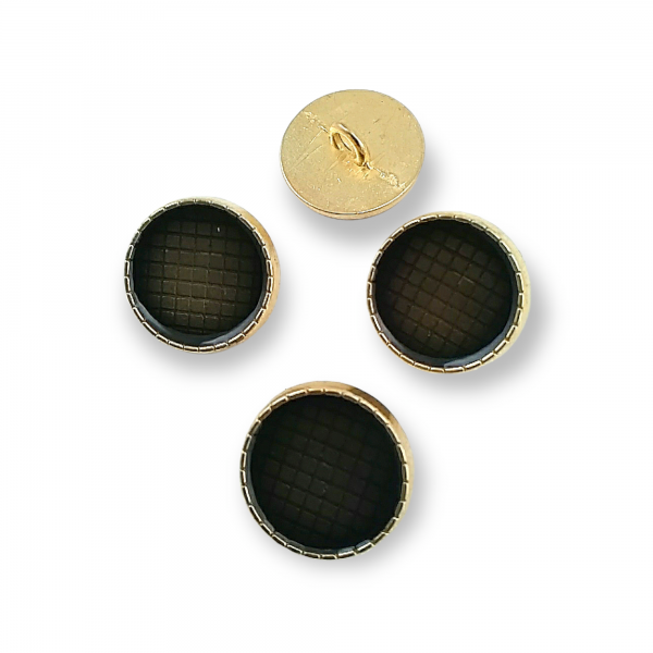18 mm 28 Boy Ceket Kol Düğmesi Mineli Metal Ayaklı Düğme E 1245