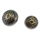 15 mm Foot with metal button pattern - 24 lignes E 1252