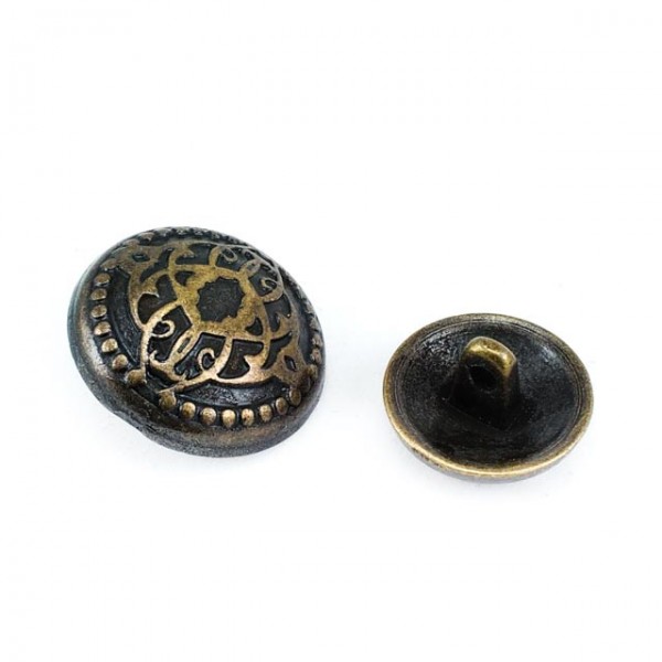 15 mm Foot with metal button pattern - 24 lignes E 1252