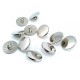 15 mm - 24 size Flat Foot Metal Button E 1283