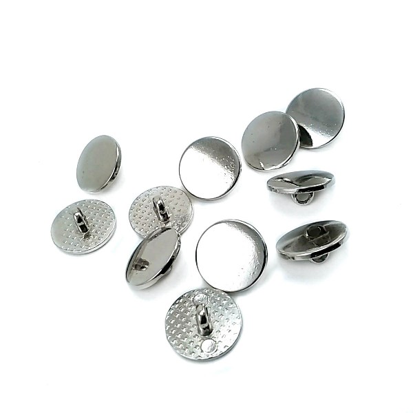 15 mm - 24 size Flat Foot Metal Button E 1283